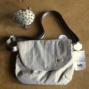 SALE!! NWT Haiku Bliss Saddle Bag with RFID pocket